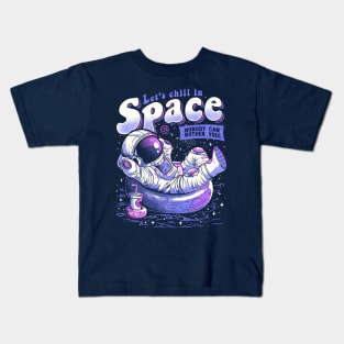 Chilling in Space - Lazy Funny Astrounaut Gift Kids T-Shirt